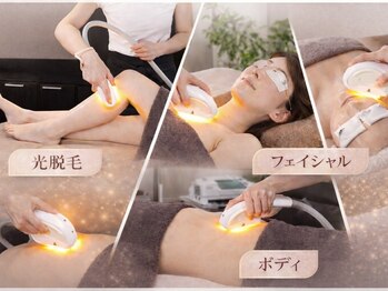 オリーブ(Olive)の写真/脱毛機ルネッサンス使用◆毛の色に反応する最新《光脱毛》で、丁寧に毛周期に合わせてつるつる肌へ◎