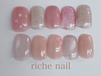 リッシュネイル 新百合ヶ丘店(riche nail)/シンプルアートコース