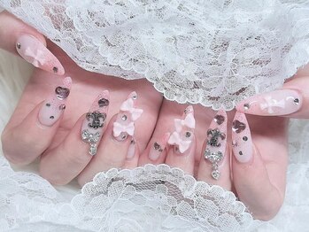 ベティネイル アイラッシュ(Betty Nail)/クロムリボンネイル スカルプ