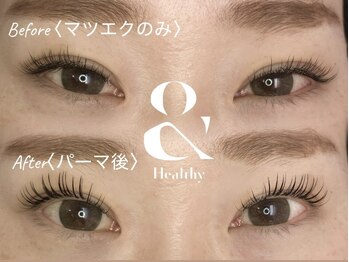 バティック 町田店(Batik)の写真/《アンドヘルシー》で叶う自まつげ級の自然美と圧倒的存在感！すっぴんでも魅せる理想の目元がずっと続く