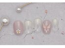 5000円 花 パール バタフライ