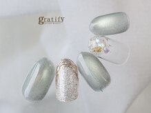グラティフィー 梅田店(gratify)/綺麗色マグネットネイル