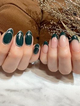 個性的♪アシンメトリーネイル