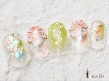 アイネイルズ 横浜WEST店(I-nails)/さくら咲くネイル9480円