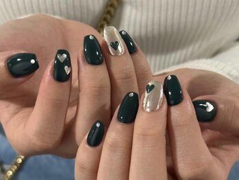 ネイルメゾン 梅田(NAIL MAISON)/グリーンハートミラー