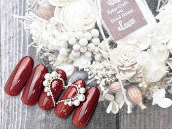 ネイルサロン&スクール ジーナ(GINA)/パール×ハートネイル