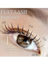 ネイルサロン R/ポイントカラーフラットラッシュ