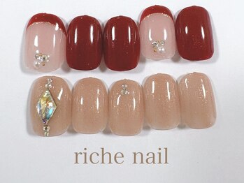 リッシュネイル 新百合ヶ丘店(riche nail)/トレンドデザインコース