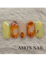 アモズネイル さっぽろ東急百貨店(AMO'S NAIL)/11000円デザイン