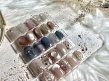 《エリアNo.1  パーツつけ放題×やり放題｜定額ネイル｜ニュアンスネイル｜マグネット｜奥ゆきマグ》