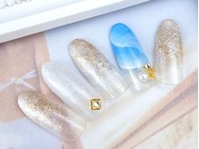 ネイルズガッシュ 大森駅前店(NAILs GUSH)/☆水面ネイル☆