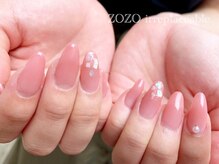 ゾゾ イリプレッセブル(ZOZO irreplaceable)/うるっと可愛い、ピンクネイル♪