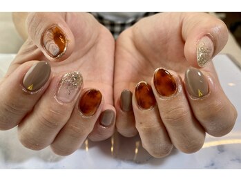 パールビューティーラッシュアンドネイル(Pearl Beauty Lash nail)/べっ甲