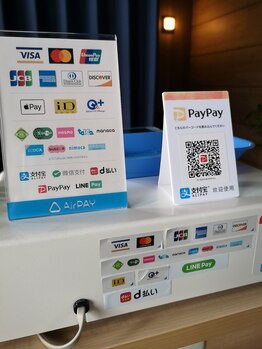 リラクゼーションサロン もみもみ/各種決済