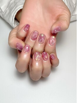 ウィズ ユー(with U produce by Megumi Ohara)/ピンク ニュアンスネイル