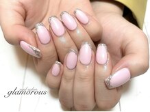 ネイルグラマラス 西新井店/《パラジェル》上品フレンチ