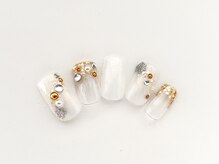 ヴィエント ネイル アイラッシュ サロン(Viento Nail Eyelash Salon)/スノーラインビジュー初回￥7800