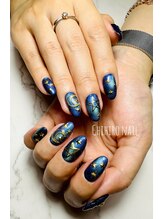 チヒロネイル/ギャラクシーマグネットネイル