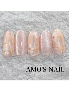 アモズネイル さっぽろ東急百貨店(AMO'S NAIL)/11000円デザイン