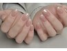 【自爪にうる艶】 Hailey風グレーズドネイル5980円