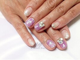 ラメグラデネイル