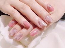 キープ ネイルサロン(KEEP)/ニュアンス～ふんわりタイダイ～