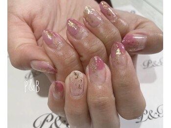 ネイルサロン ピーアンドビー(P&B)/ご新規様ニュアンスデザイン
