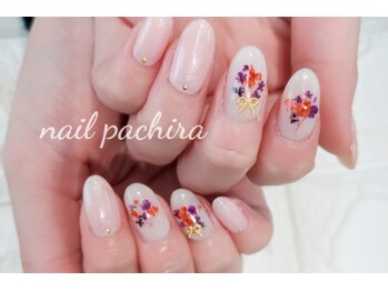 ネイルパキラ(nail pachira)/変わらず人気☆押し花ネイル