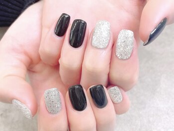 プライズアイリス アイラッシュ 池袋東口店(prize Iris eyelash)/シルバー×ブラックワンカラー