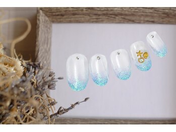 ファストネイル アスナル金山店(FAST NAIL)/夏ネイル　シンプル　【11272】