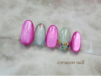 コラソンネイル(corazon nail)/選べるデザイン☆水滴フラワー