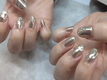 ヘアーアンドエステティック ヴェリス(hair&esthetic Velis)/キランキランミラーネイル