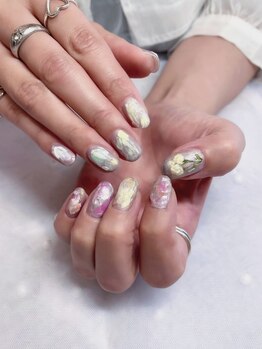 ゼロ アトリエ(ZERO Atelier)/お花ネイル