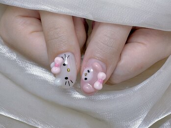 立体ギャラネイル