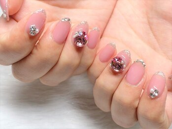 Snappy Nails＆Eyes 木更津店　【スナッピーネイルズ＆アイ　キサラズ】/ガラスフレンチ