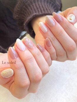 ル ソレイユ(Le soleil)/キルティングネイル by mikiko