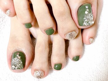 エムネイル(M Nail)/フットネイル・Xmasツリー