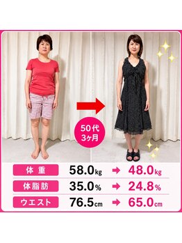 スタイルココ(Style.coco)の写真/３ヶ月で-10ｋｇを目指す！本気で変わりたい方の短期集中スリムボディコース。最後のダイエットに！