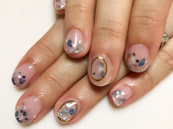 ネイルコテージ(Nail cottage)/シックなシェルで秋らしく☆
