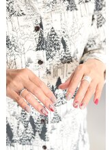 キダチ(Kidati)/冬デザインラインアートネイル