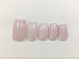 ワンカラー　ラメピンク