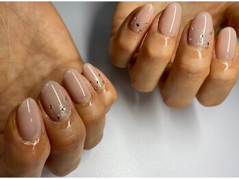 シンプルストーンネイル