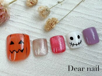 ディア ネイル(Dear nail)/フットハロウィンネイル