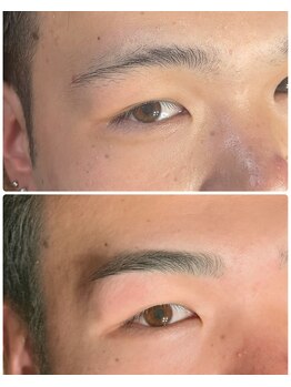 男前サロン/メンズ眉毛：男前サロン