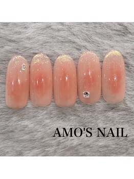 アモズネイル さっぽろ東急百貨店(AMO'S NAIL)/11000円デザイン