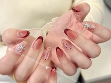 センスネイル 北千住店(Sense Nail)/秋冬ネイル　エレガントデザイン