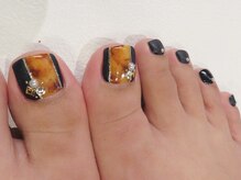 トゥデイム(TODAY'm)/秋色フットネイル