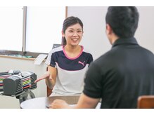 カウンセリングで身体の状態チェック◎