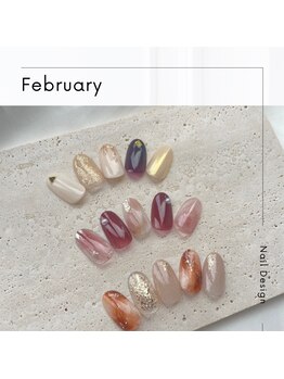 2月定額デザイン