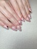 【nail】2色選べる！ワンカラーorラメグラ /オフ無料［初回ケア込み］￥5,500